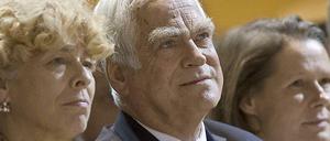 Transparency-Gründer Peter Eigen neben seiner Frau Gesine Schwan.