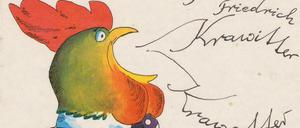 Der Buchdeckel von Herbert Friedrichs "Krawitter-Krawatter".