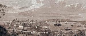 Seumes „Spaziergang“ war ein Gewaltmarsch mit Räuberpistolen. Syrakus um 1880, Holzstich. Foto: picture alliance/akg-images