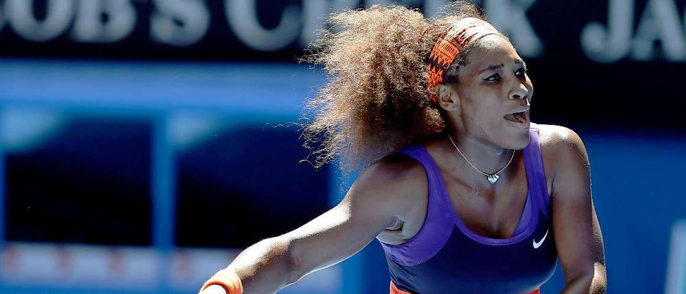 Da war sie draußen. Serena Williams verlor erstmals seit August 2012 wieder ein Tennismatch.