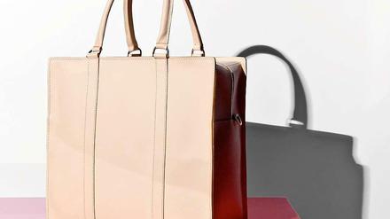 Eines der ersten Modelle von Philipp Brees neuem Label PB 0110: Eine Handtasche aus Naturleder.