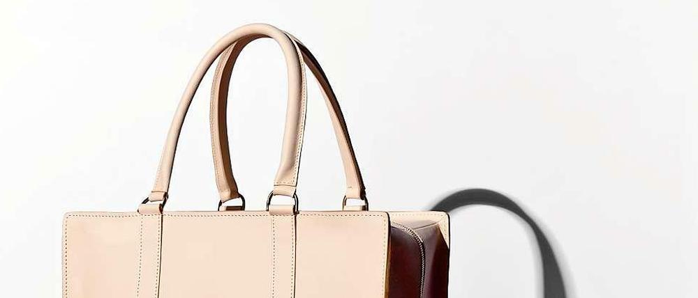 Eines der ersten Modelle von Philipp Brees neuem Label PB 0110: Eine Handtasche aus Naturleder.