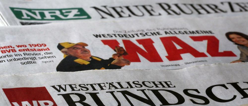 Vier Titel gehören zum WAZ-Imperium in Nordrhein-Westfalen. Die WR ist künftig nur noch ein Hohlkörper ohne eigene Redaktion. 