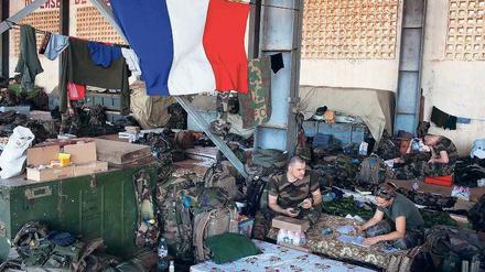 Kolonialer Schatten. Französische Soldaten in Bamako, der Hauptstadt Malis. Foto: Reuters