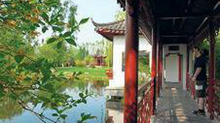 Andere Welt. Der chinesische Garten lädt zum Verweilen ein.