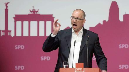 Was hat er denn nun gesagt? Jan Stöß, der Landesvorsitzende der SPD, will nichts von einem Rücktrittsangebot des Regierenden Bürgermeister wissen.