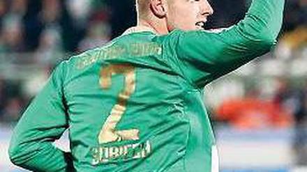 Der Ausgleich. Lasse Sobiech erzielt für Fürth wenigstens noch das 1:1. Foto: dpa