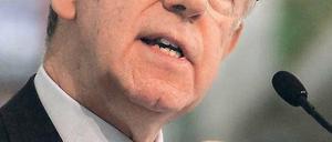 Wir der alte Premier auch der neue? Italiens Medien spekulieren, Monti könnte im Februar als inoffizieller Kandidat eines Zentrumsbündnisses antreten. Foto: Donato Fasano/AFP