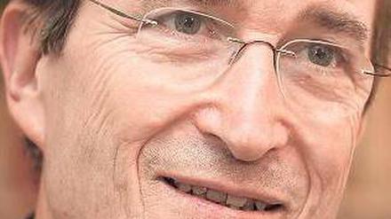 Wolfgang Huber beim Interview im Gespräch mit dem Tagesspiegel.