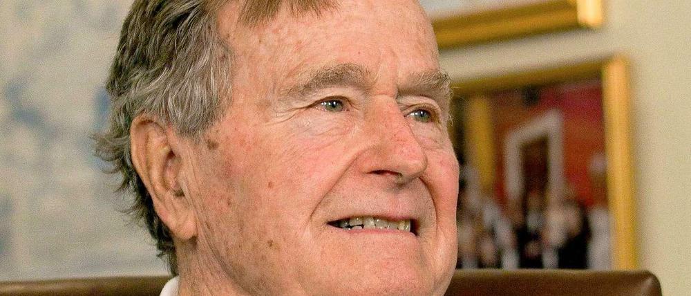 George Bush sr. im März dieses Jahres in Houston.
