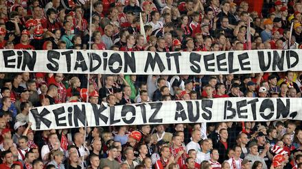 Viel wert. Das Stadion An der Alten Försterei wird derzeit umgebaut. Die neue Haupttribüne soll die Zuschauereinnahmen beim 1. FC Union steigern. 