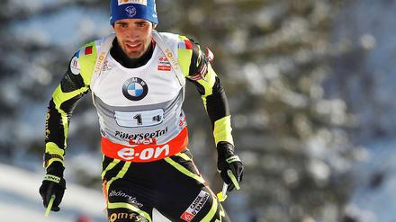 In Schwung. Martin Fourcade ist nicht nur seinem Bruder Simon im Weltcup davongelaufen.