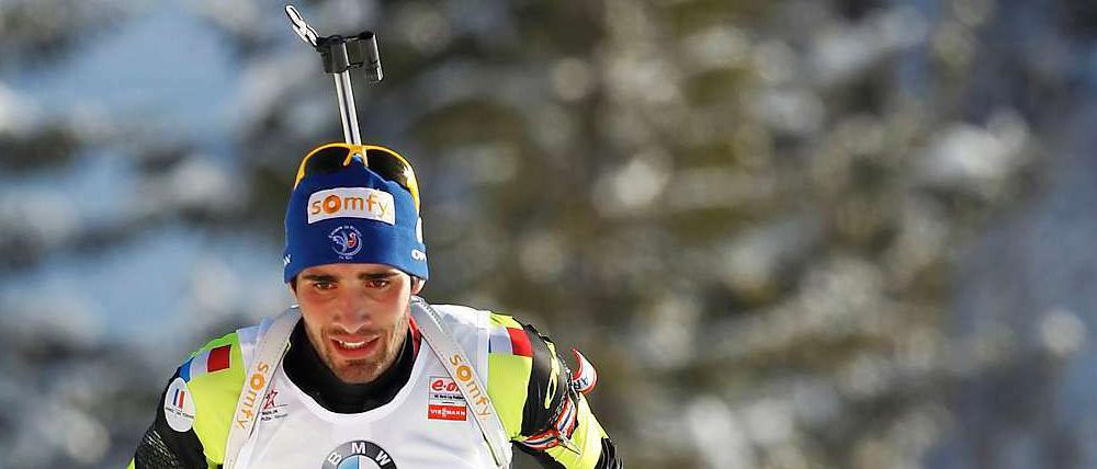 In Schwung. Martin Fourcade ist nicht nur seinem Bruder Simon im Weltcup davongelaufen.