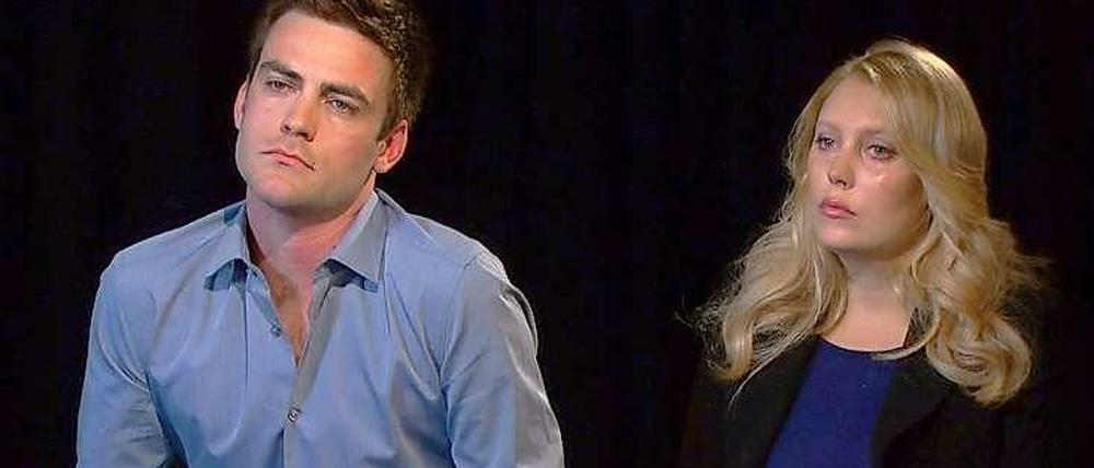 Michael Christian und Mel Greig kämpfen im Interview mit den Tränen