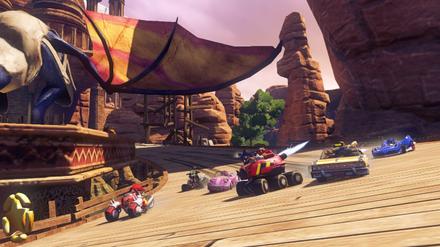 Szene aus "Sonic &amp; All-Stars Racing Transformed".