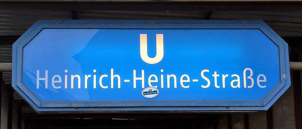U-Bahnhof Heinrich-Heine-Straße.