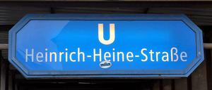 U-Bahnhof Heinrich-Heine-Straße.