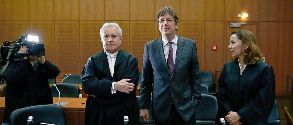 Im zweiten Prozess verklagte Jörg Kachelmann seine ehemalige Geliebte Claudia D. auf Schadenersatz