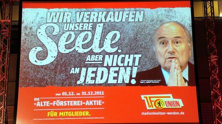 Die Fans finden es gut, obwohl es die Stadionaktie von Union nicht als Geldanlage taugt.