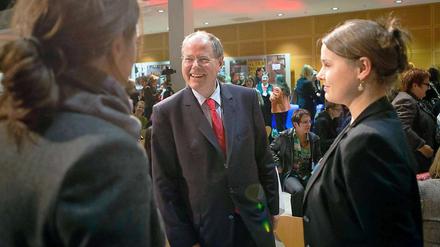 Angeblich kommt Peer Steinbrück bei den Frauen nicht gut an. 
