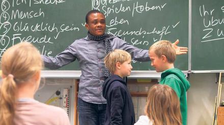 Anschaulich. Walter Anyanwu erklärt das Prinzip „Ubuntu“. 