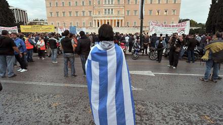 Proteste in Athen - ein Dauerzustand.