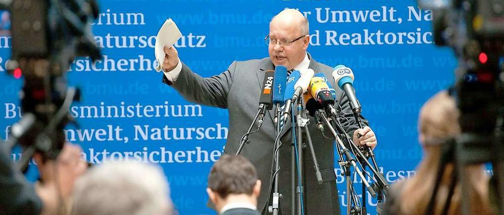 Bundesumweltminister Peter Altmaier (CDU) will das Gesetz zur Förderung der Erneuerbaren Energien grundlegend reformieren.