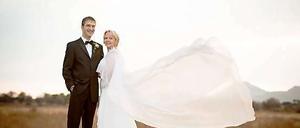 Ihr Hochzeitsfoto veröffentlichte Hannelore Kraft nach der kirchlichen Hochzeit auf Twitter.
