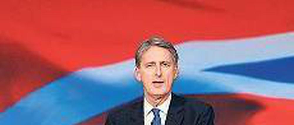 Der Skeptiker. Der britische Verteidigungsminister Philip Hammond glaubt nicht an eine Einigung bis Mittwoch. Foto: Reuters