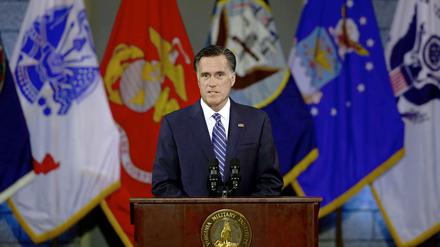 Präsidentschaftskandidat Mitt Romney gilt in Fragen der Außenpolitik bislang als unerfahren.