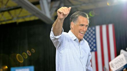 Mitt Romney fordert Barack Obama heraus.