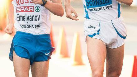 Ins Netz gegangen. Der italienische Geher Alex Schwazer wurde überführt. Foto: Reuters