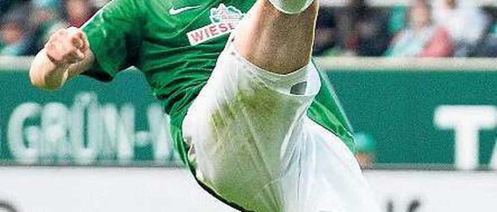 Brotlose Kunst. De Bruyne und Werder müssen mit einem Punkt zufrieden sein. Foto: dapd