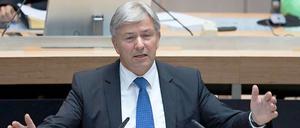 Klaus Wowereit - hier noch bei einer seiner früheren Reden vor dem Berliner Parlament.