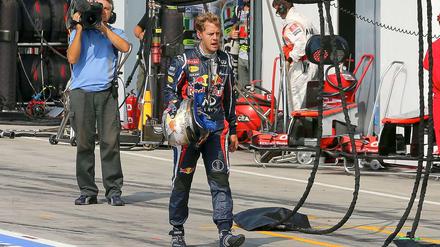 Sebastian Vettel hat im Kampf um den WM-Titel wertvollen Boden verloren.