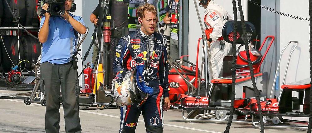 Sebastian Vettel hat im Kampf um den WM-Titel wertvollen Boden verloren.