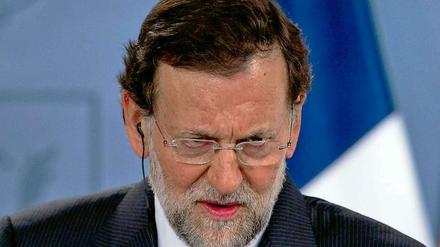 Spaniens Premierminister Mariano Rajoy verbittet sich Einmischungen der EU in sein Land.