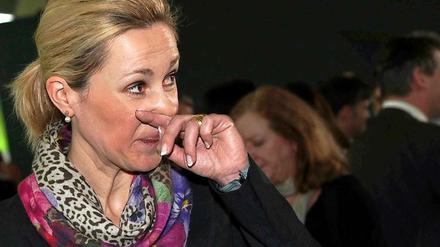 In Ehe-Therapie: Bettina Wulff. 