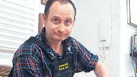 Korbmacher bei der Arbeit: Thilo Keskowski (46)