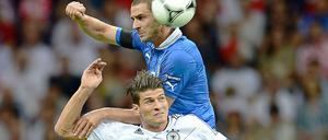 Mario Gomez kehrte gegen Italien in die Startelf zurück, fand aber nie ins Spiel. Zur Halbzeit musste er Miroslav Klose weiche, aber da war es schon zu spät.