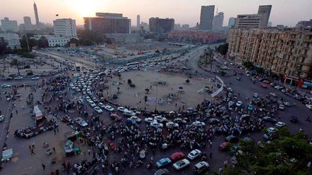 Der Tahrir-Platz in Kairo, Zentrum der ägyptischen Revolution.