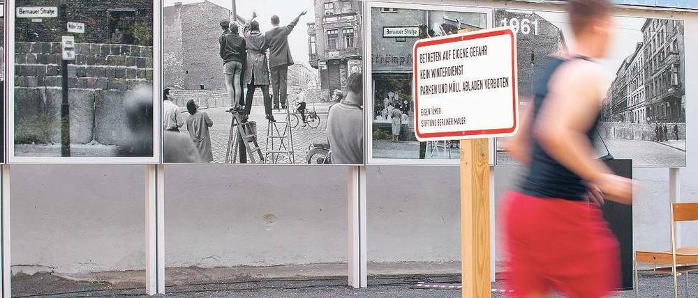 Mauergedenken.