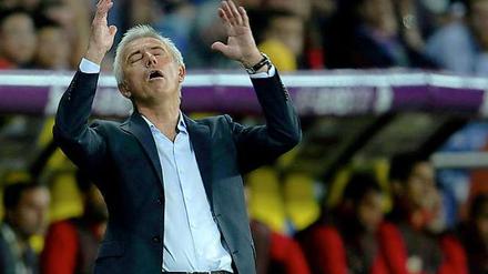 Holland hilflos. Ob Bert van Marwijk Trainer der Elftal bleibt, ist fraglich.