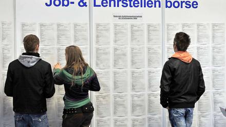 Eigentlich müsste jeder Jugendliche einen Ausbildungsplatz finden können.