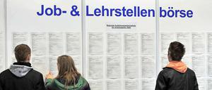 Eigentlich müsste jeder Jugendliche einen Ausbildungsplatz finden können.
