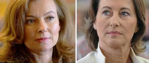 Valerie Trierweiler (li.) fuhr Ségolène Royal mit einer Twitter-Botschaft in die Parade.