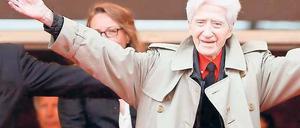 Teamgeist. Alain Resnais stellte in Cannes gerade sein jüngstes Werk vor. Foto: dpa