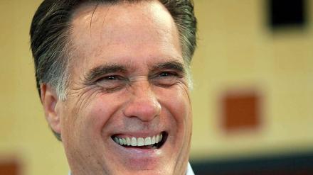 Siegerlachen? Jedenfalls zur Zeit gut Lachen. Mitt Romney liegt in den Umfragen beinahe gleichauf mit Amtsinhaber Barack Obama.
