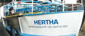 Hertha geht nicht unter – zumindest das Gründungsschiff des Klubs. Es wurde jetzt verkauft, aber nicht nach Berlin.