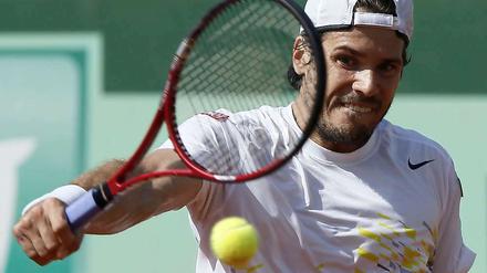 Achtelfinale verpasst. Bei den French Open in Paris musste sich Tommy Haas dem Franzosen Richard Gasquet geschlagen geben.
